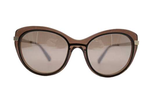 Brendel Eschenbach Brown Gold Oval Sunglasses