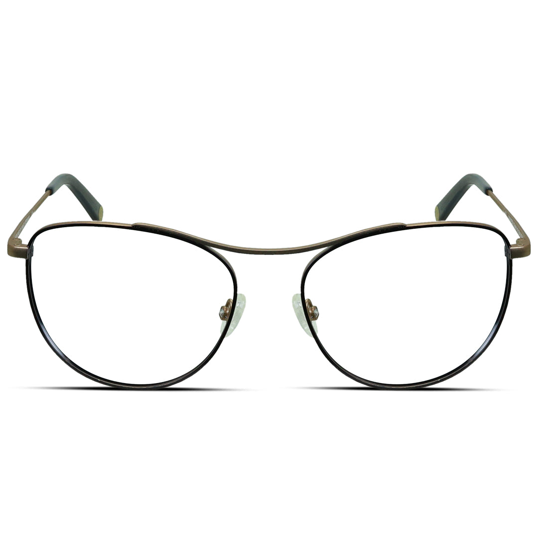 Cat Eye Metal Medium Classic Women's Eyeglasses
