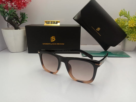 Shaded Black Square SunGlasses For UniSex