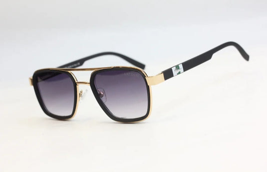 Luxury Square Metal Double Bridge Sunglasses