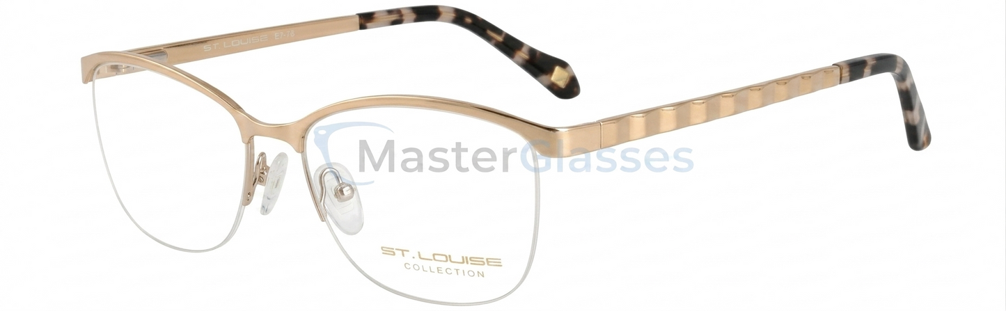 St. Louise SR1234 C02 Uni Sex Half Rim Less Eye Glasses