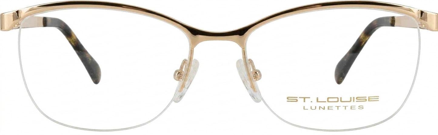 St. Louise SR1234 C02 Uni Sex Half Rim Less Eye Glasses