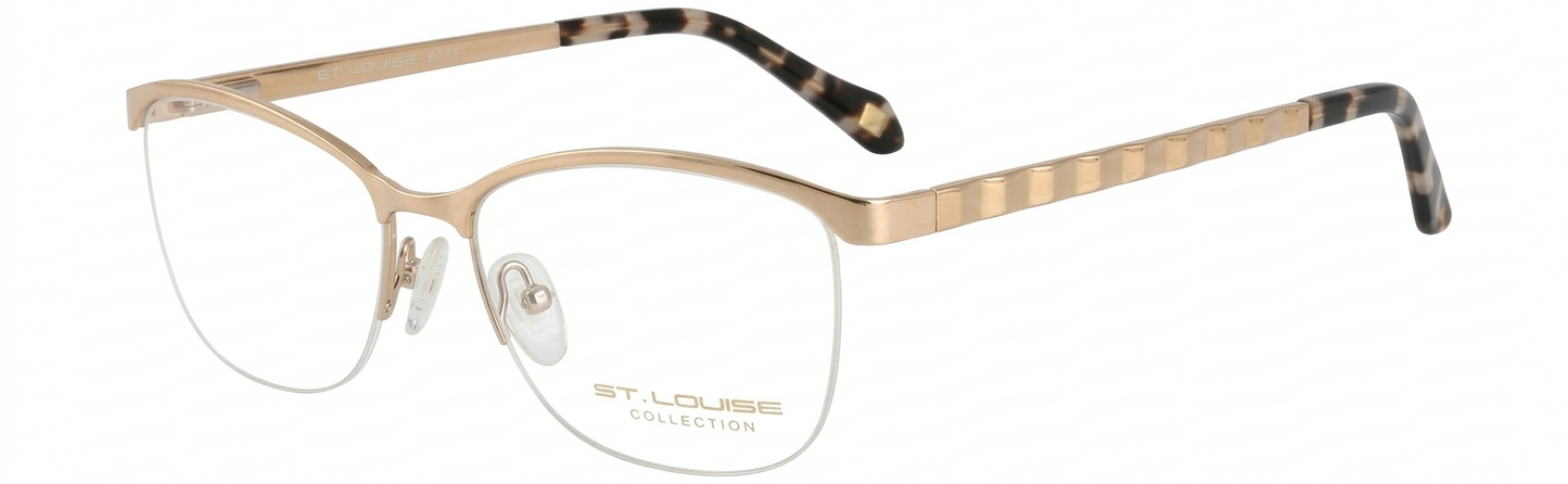 St. Louise SR1234 C02 Uni Sex Half Rim Less Eye Glasses