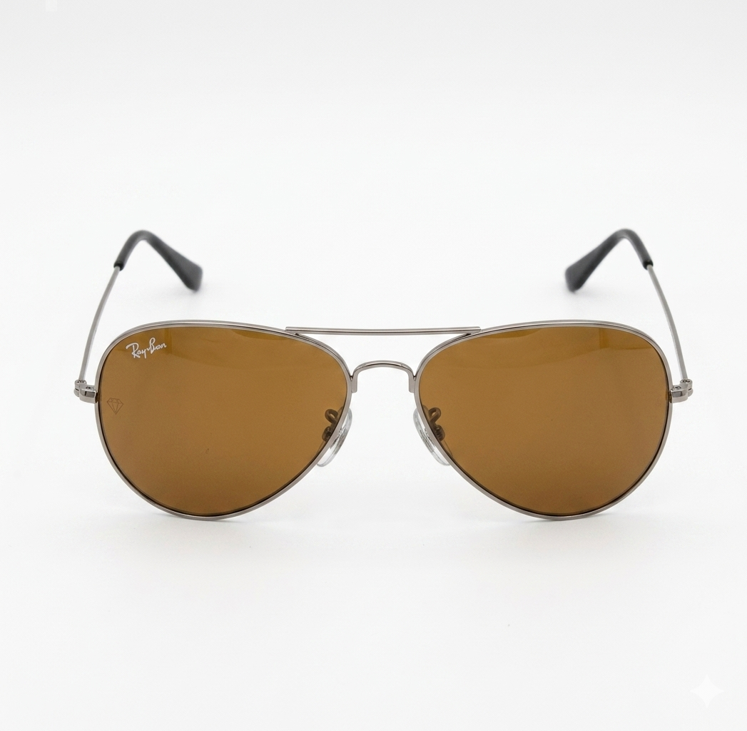 Aviator - Metal - Unisex - Sunglasses (Glass)