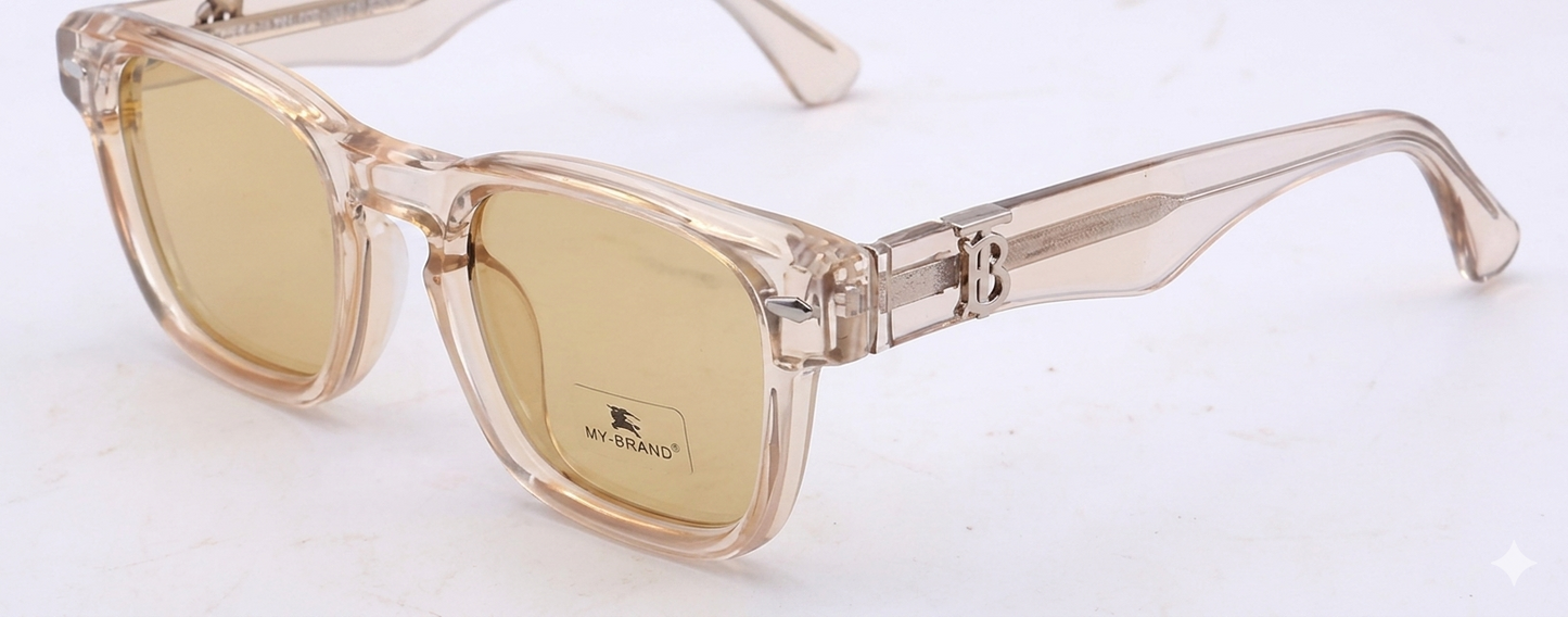 Stylish Rectangular Luxury Sun Glasses For Men/Women