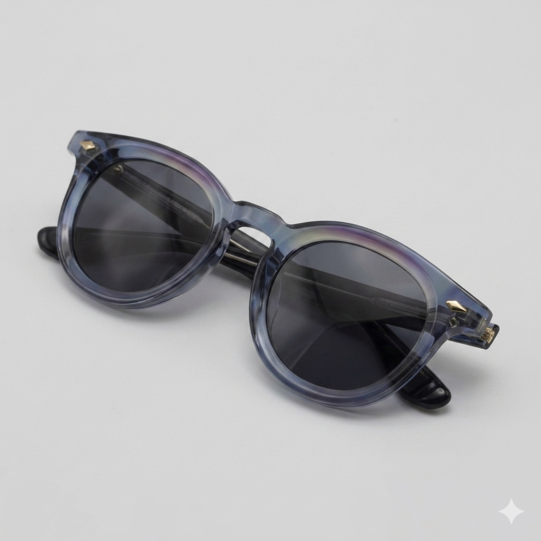 Retro Brand Designer Round Sun Glasses