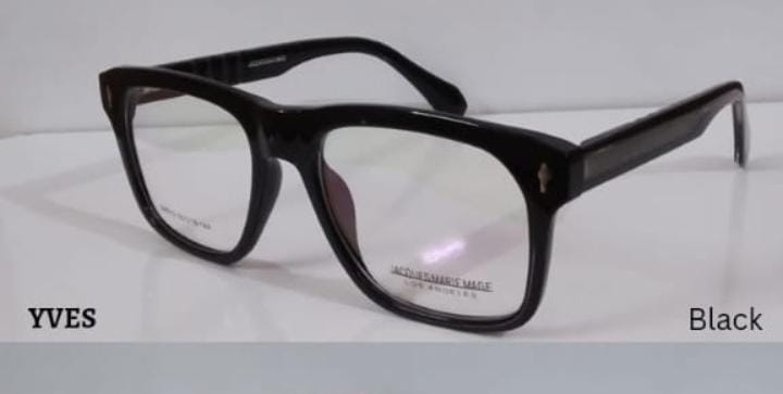 Vintage Square Thick Eye Glasses