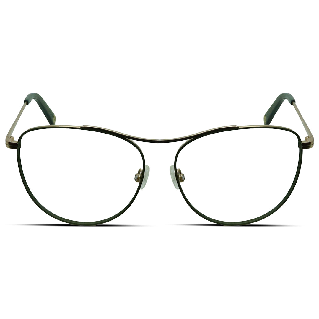 Cat Eye Metal Medium Classic Women's Eyeglasses