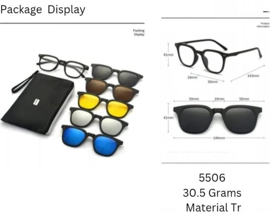 Clip On Unisex Eye Glasses